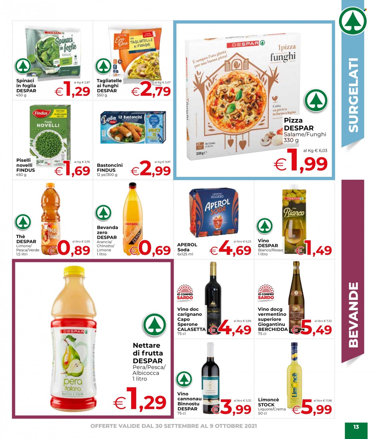 Volantino Eurospar - 30/9/2021 - 9/10/2021. Pagina 13