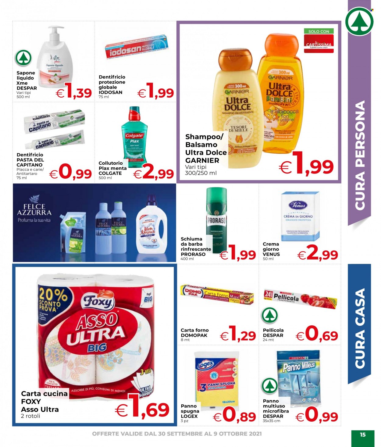 Volantino Eurospar - 30/9/2021 - 9/10/2021. Pagina 15