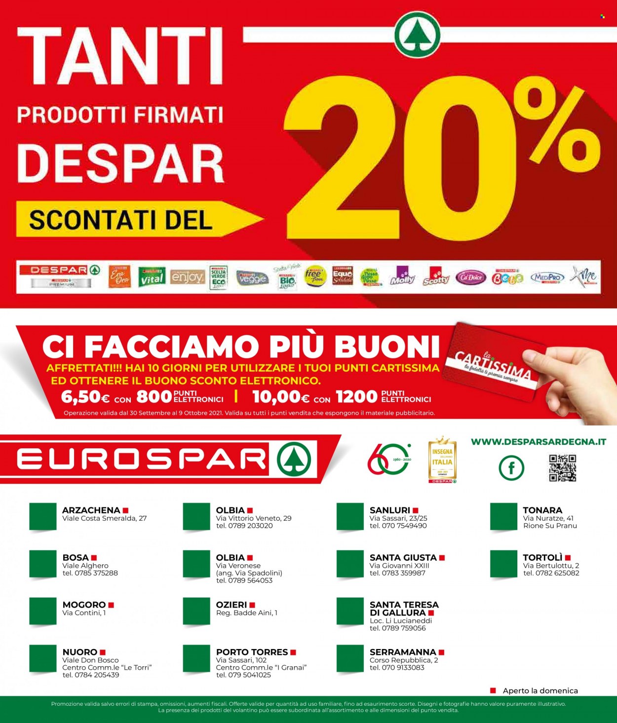 Volantino Eurospar - 30/9/2021 - 9/10/2021. Pagina 16