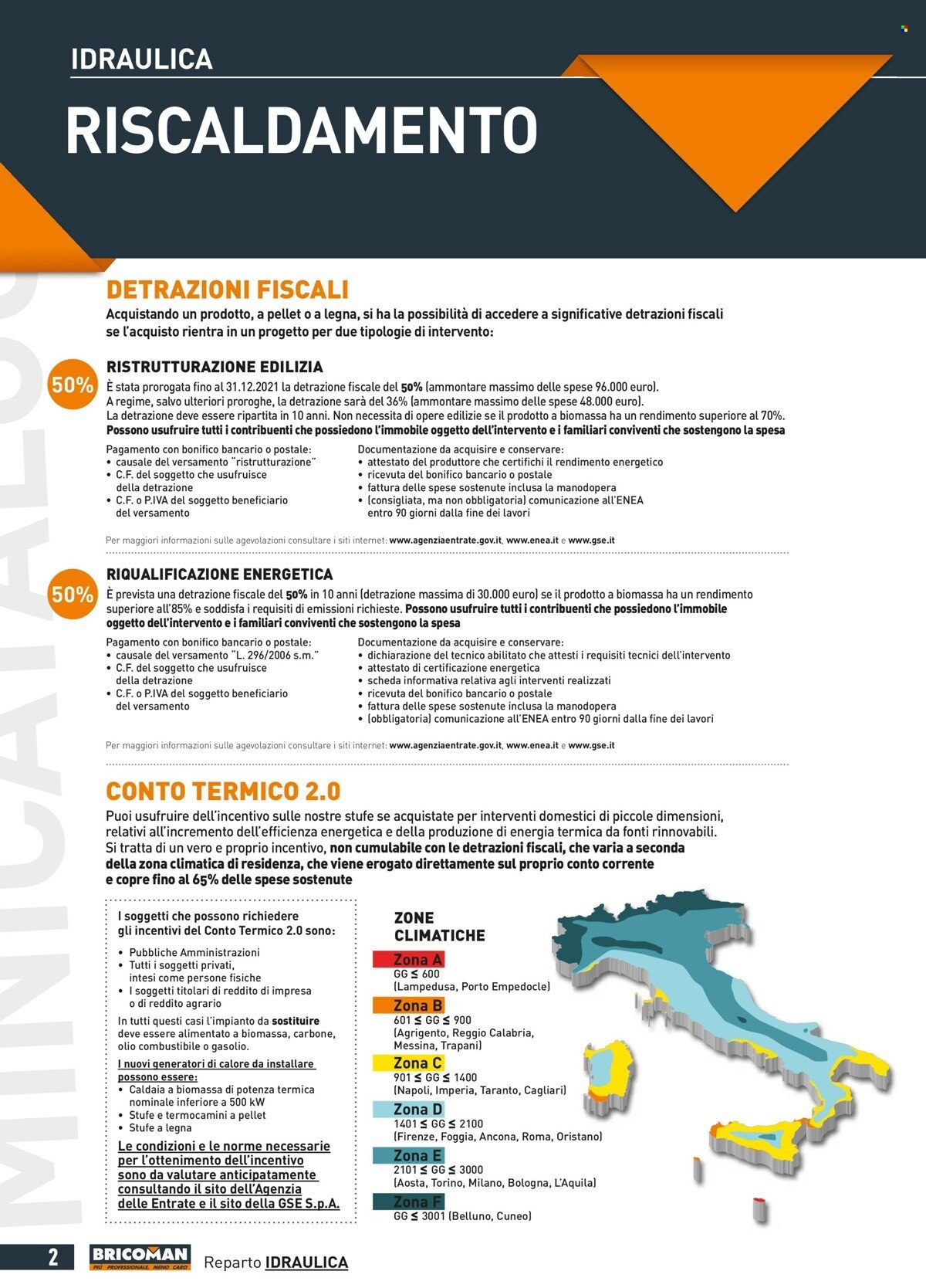 Volantino Bricoman - 30/9/2021 - 27/10/2021 - Prodotti in offerta - olio, pellet. Pagina 2.