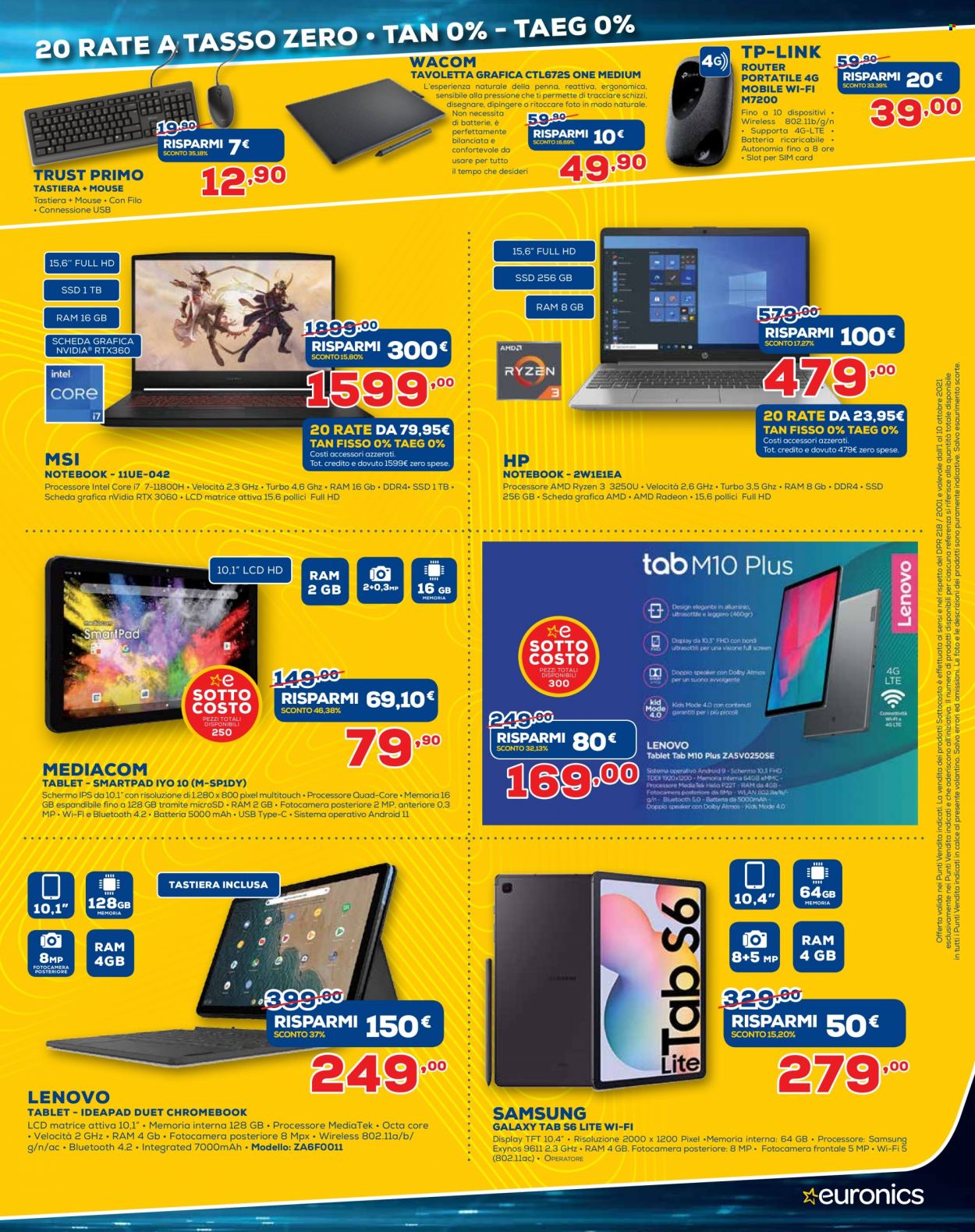 Volantino Euronics - 1/10/2021 - 10/10/2021. Pagina 8
