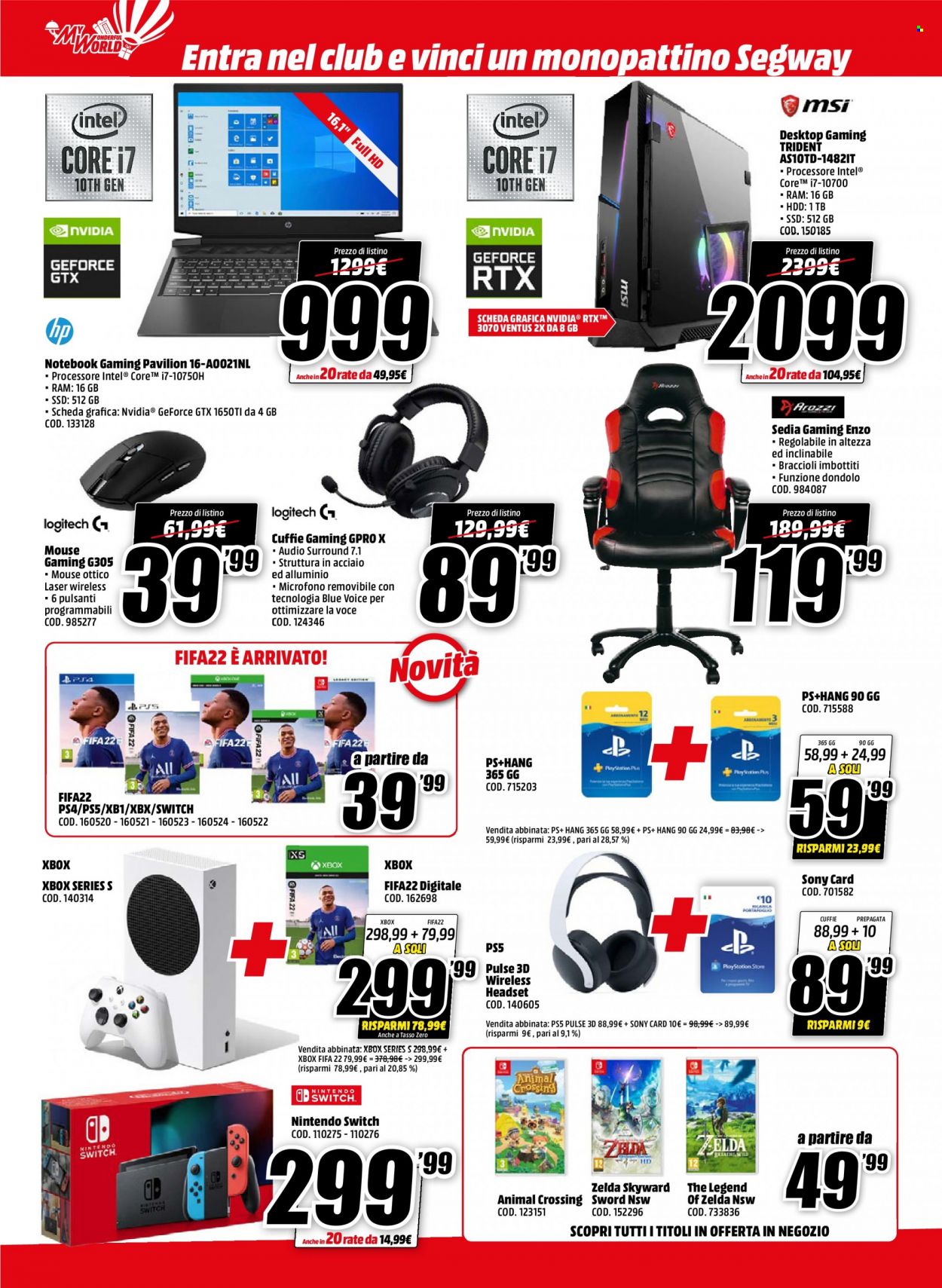 Volantino MediaWorld - 1/10/2021 - 7/10/2021. Pagina 8