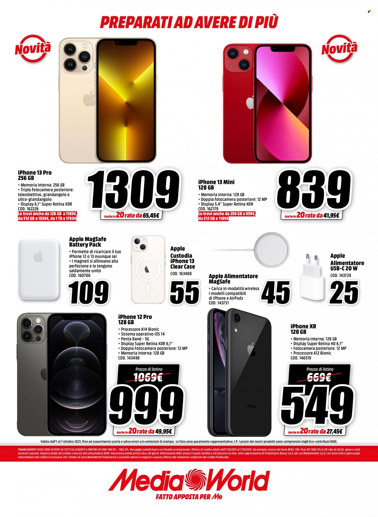 Volantino MediaWorld - 1/10/2021 - 7/10/2021. Pagina 28