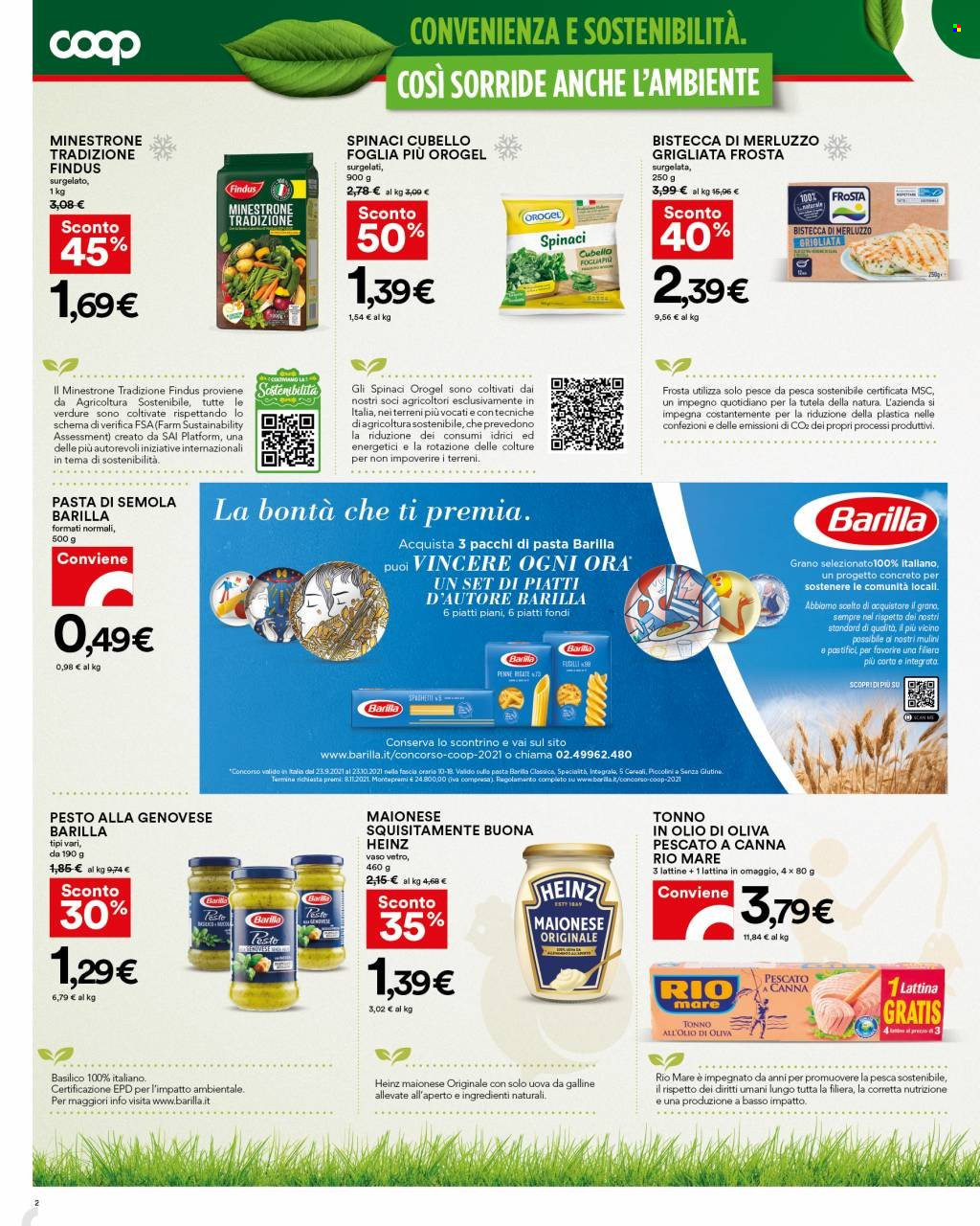Leták Coop - 30.9.2021 - 13.10.2021. Strana 2