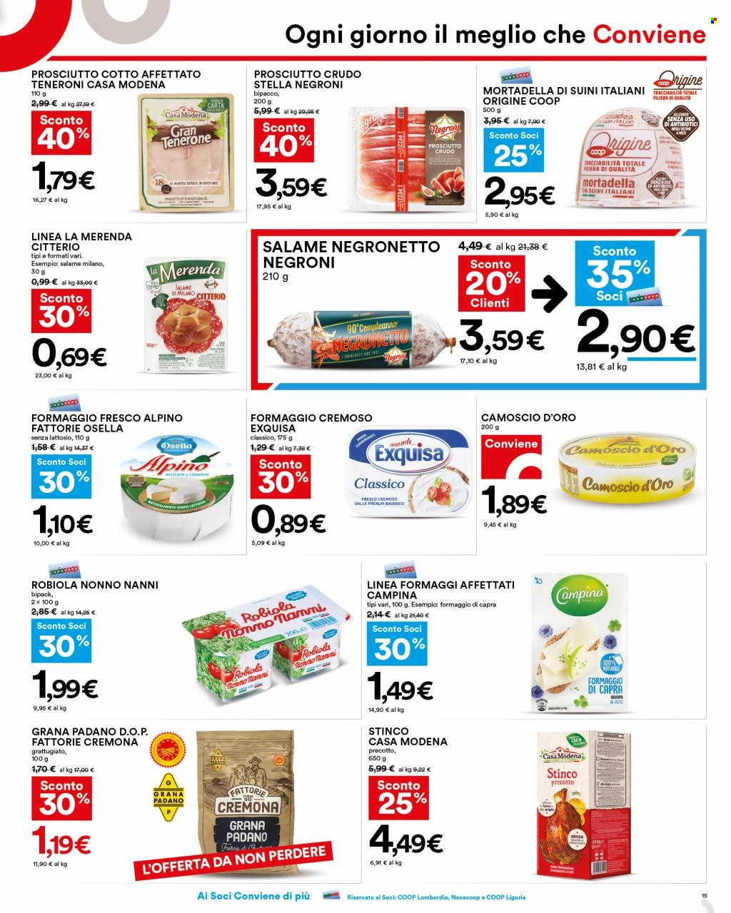 Leták Coop - 30.9.2021 - 13.10.2021. Strana 15