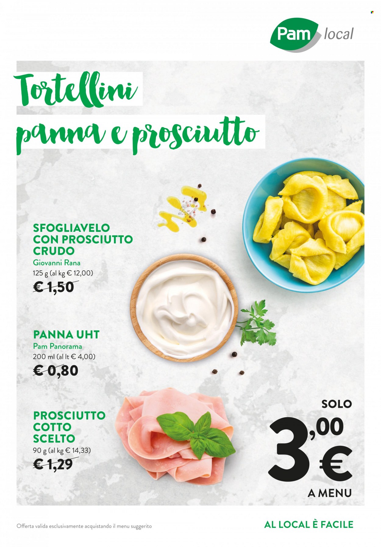 Volantino Pam local. Pagina 1