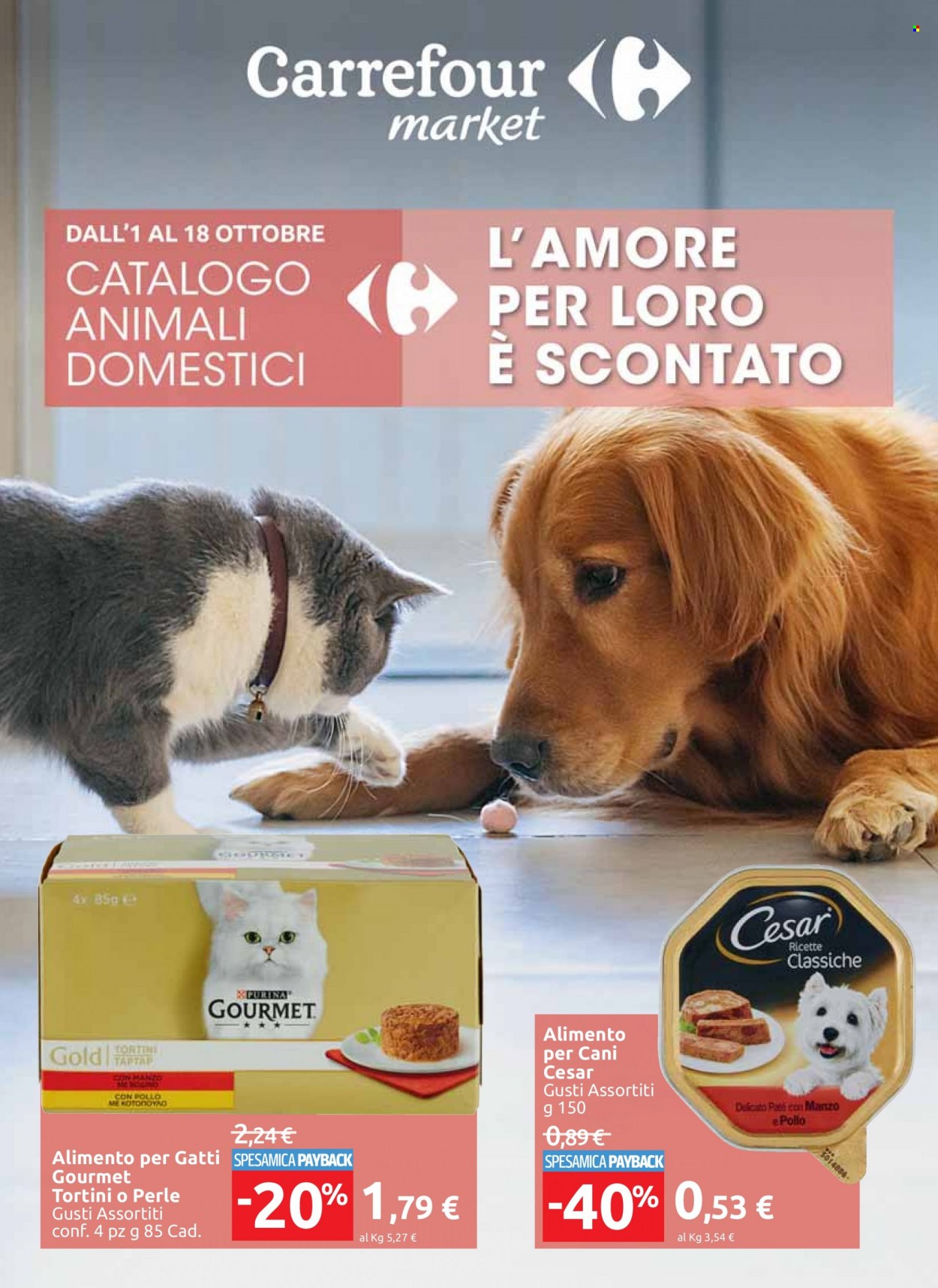Volantino Carrefour - 1/10/2021 - 18/10/2021. Pagina 1