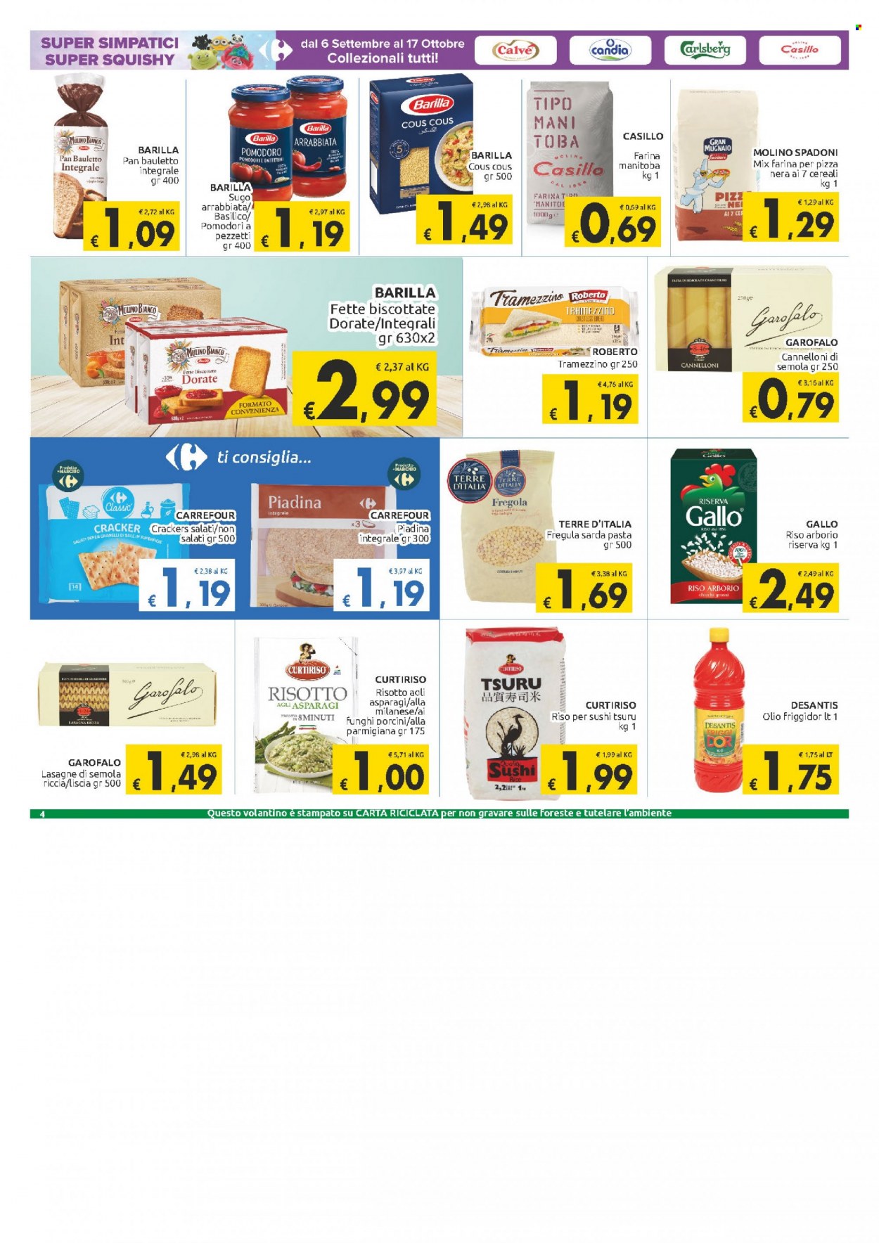 Volantino Carrefour - 29/9/2021 - 11/10/2021. Pagina 4