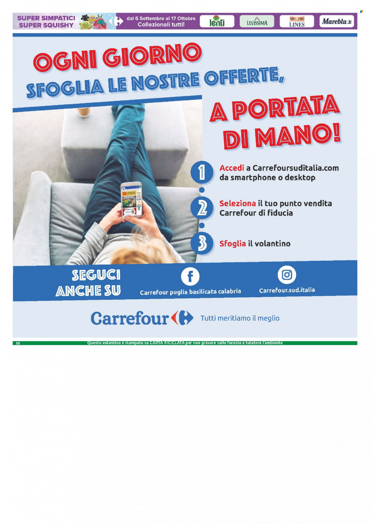 Volantino Carrefour - 29/9/2021 - 11/10/2021. Pagina 10