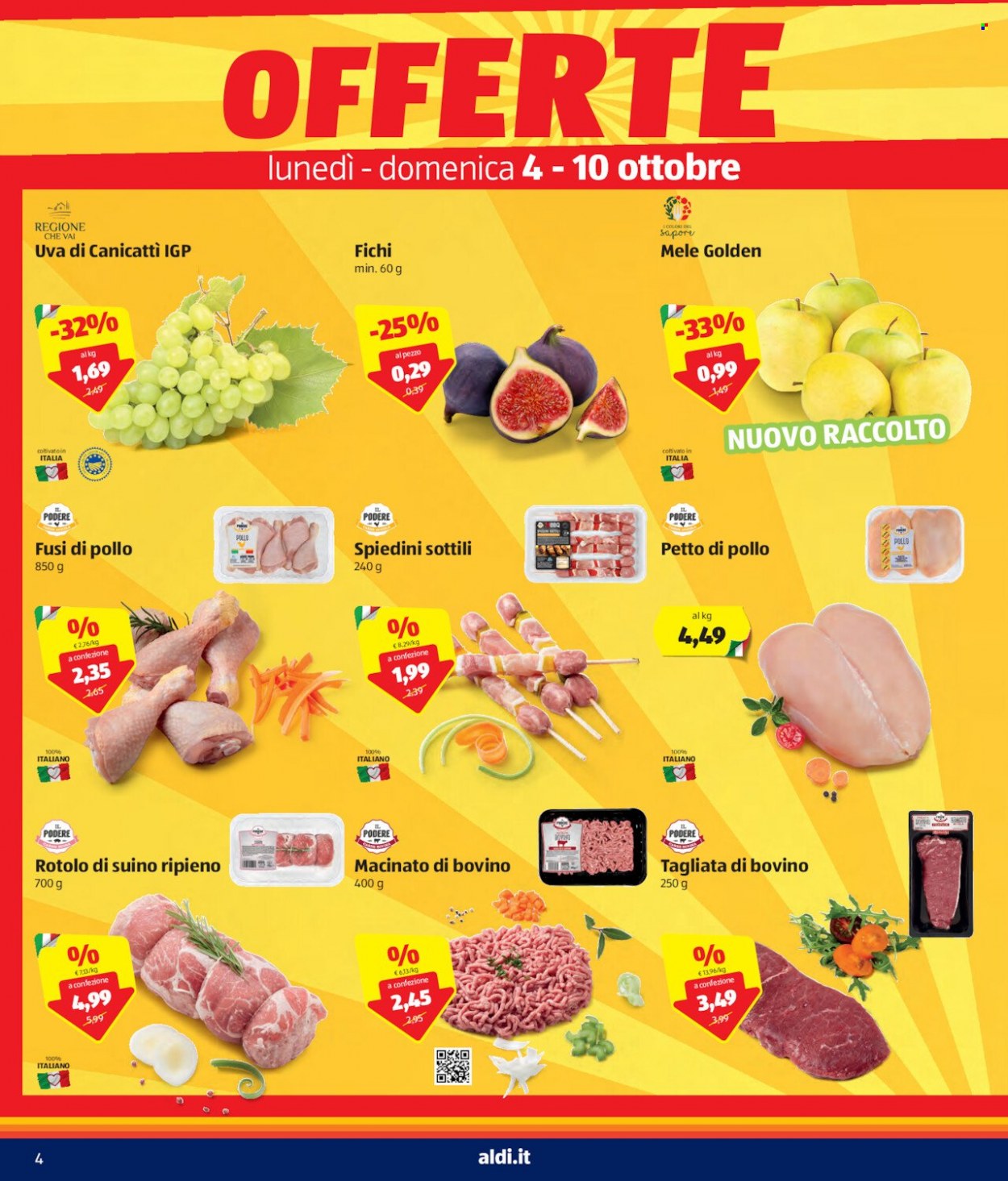 Volantino Aldi - 4/10/2021 - 10/10/2021. Pagina 4