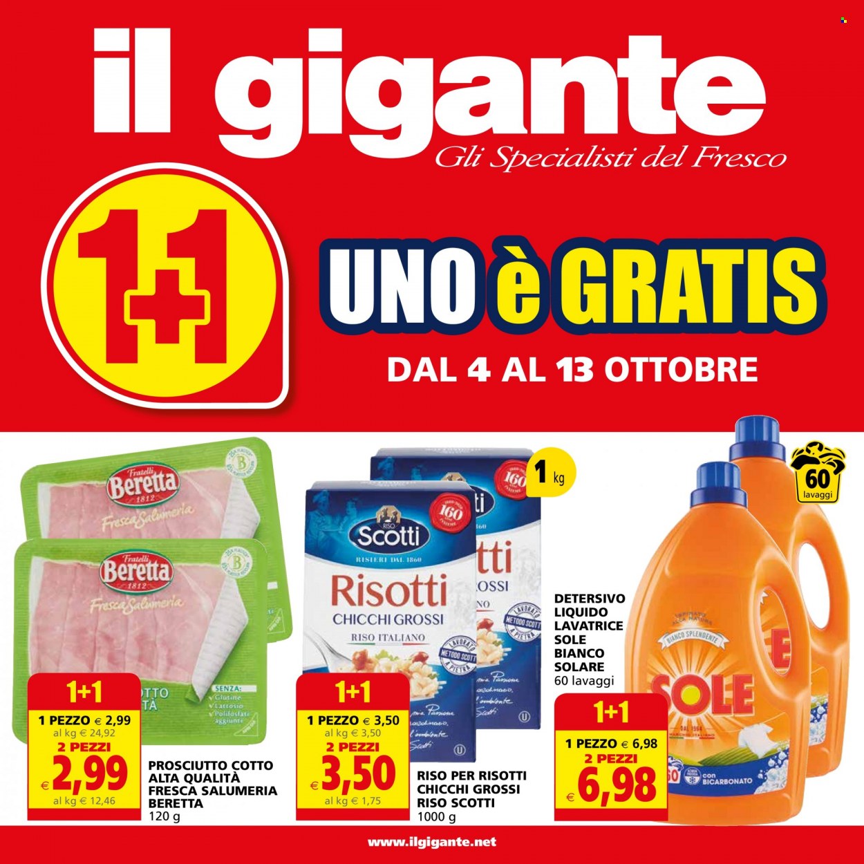 Volantino Il Gigante - 4/10/2021 - 13/10/2021. Pagina 1