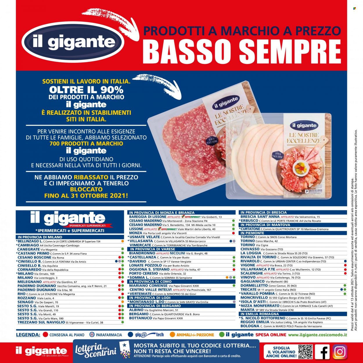 Volantino Il Gigante - 4/10/2021 - 13/10/2021. Pagina 28