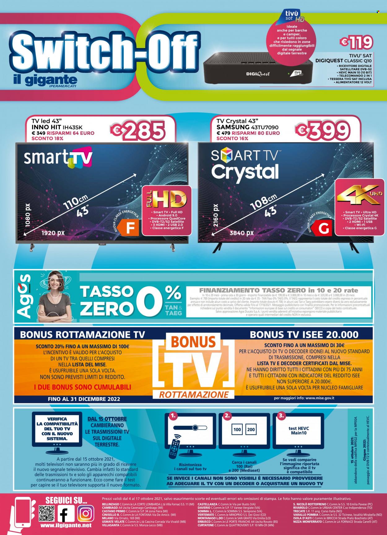 Volantino Il Gigante - 4/10/2021 - 17/10/2021. Pagina 4