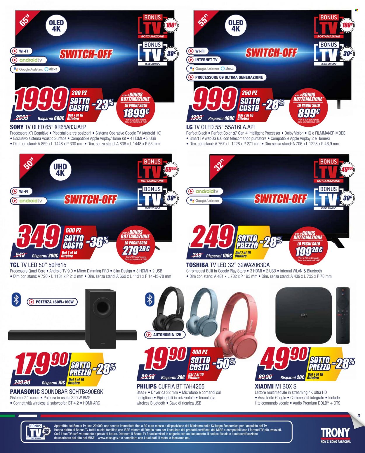 Volantino Trony - 7/10/2021 - 16/10/2021. Pagina 3