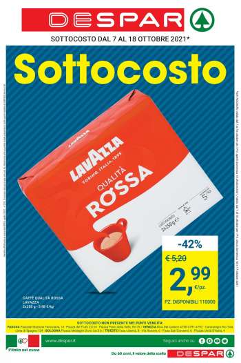Volantino Despar - 7.10.2021 - 18.10.2021.