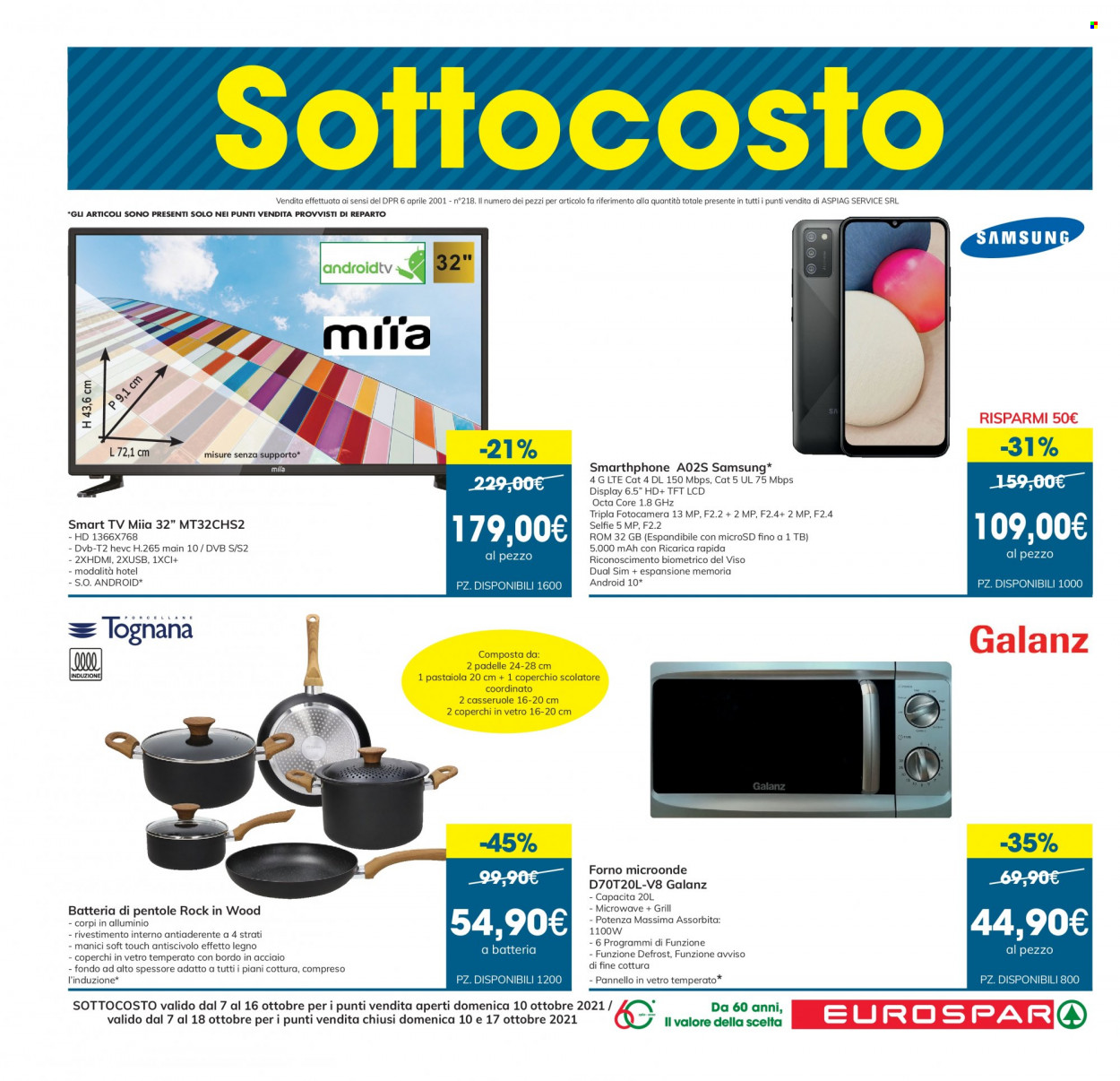 Volantino Eurospar - 7/10/2021 - 20/10/2021. Pagina 9