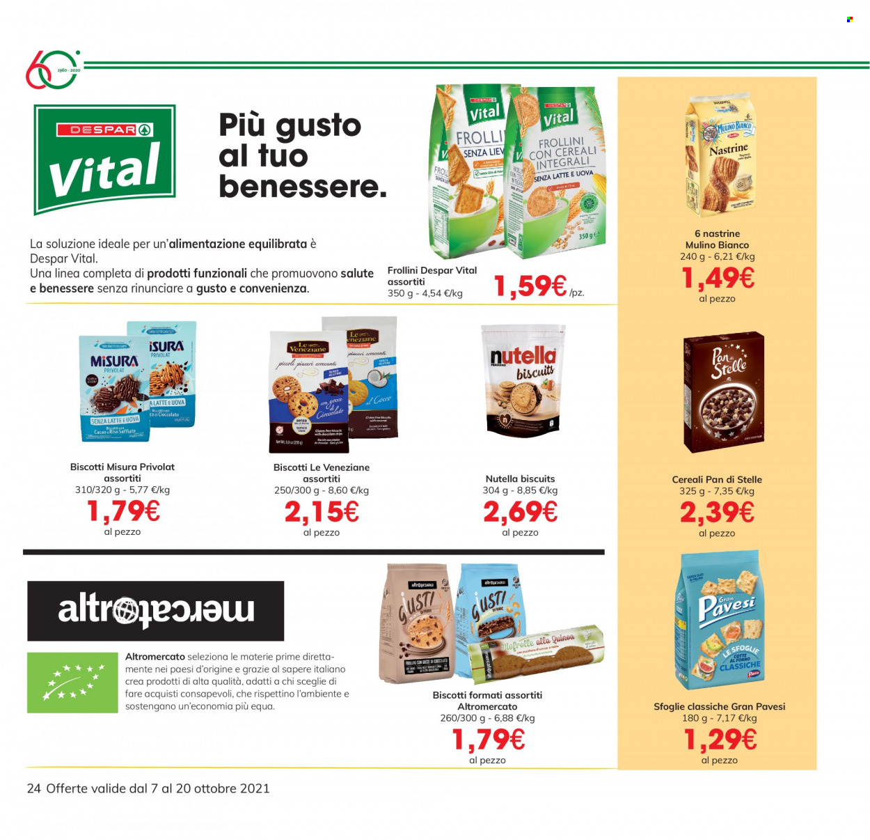 Volantino Eurospar - 7/10/2021 - 20/10/2021. Pagina 24