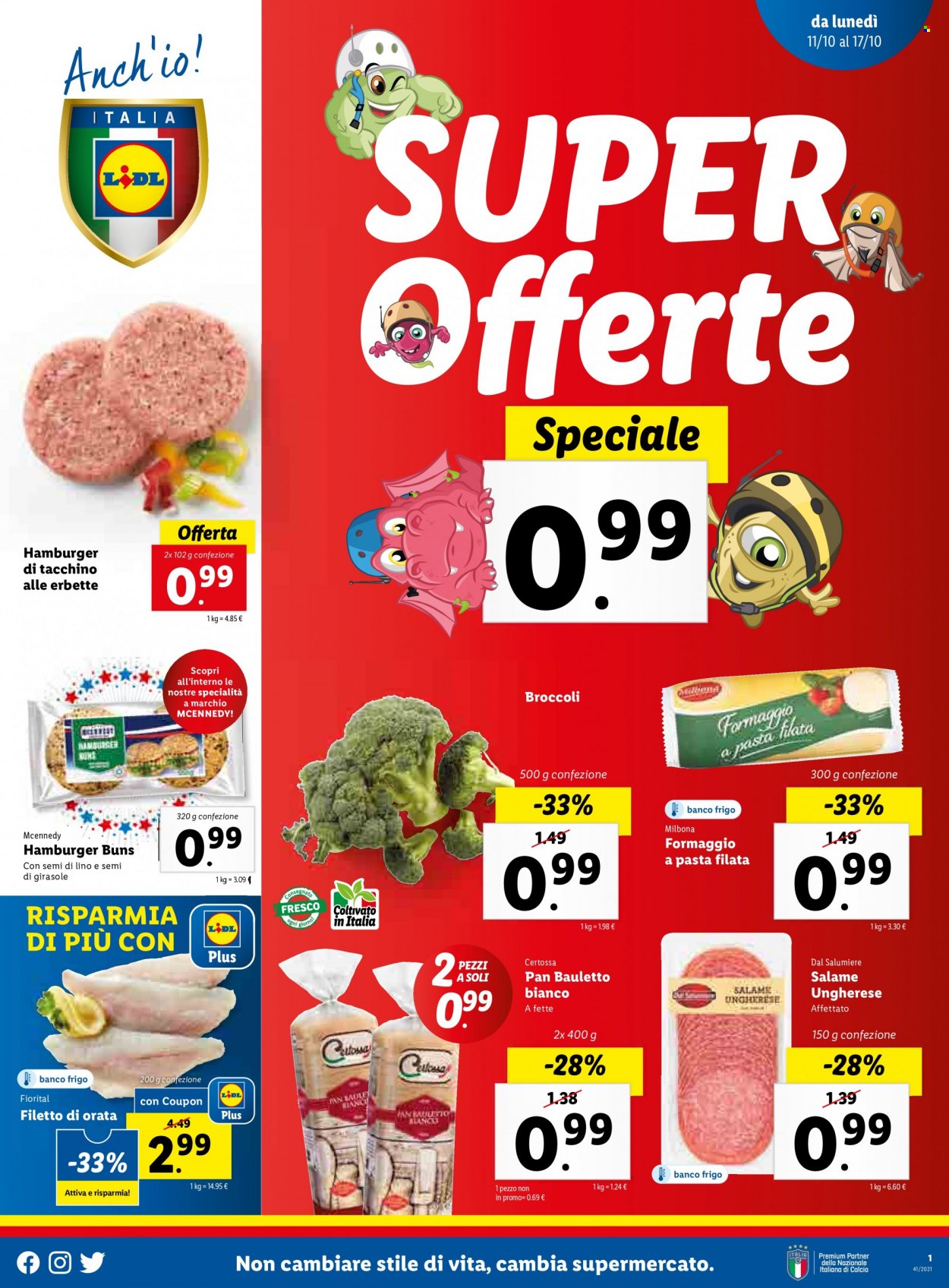 Volantino Lidl - 11/10/2021 - 17/10/2021. Pagina 1