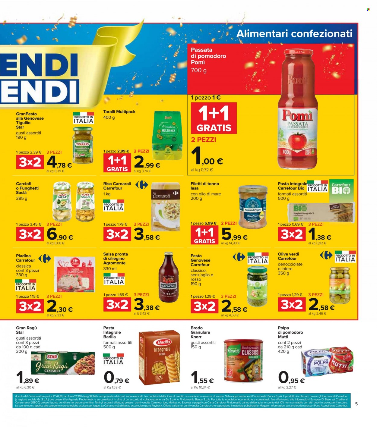 Volantino Carrefour - 8/10/2021 - 18/10/2021. Pagina 5