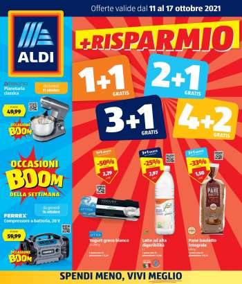 Volantino Aldi - 11.10.2021 - 17.10.2021.