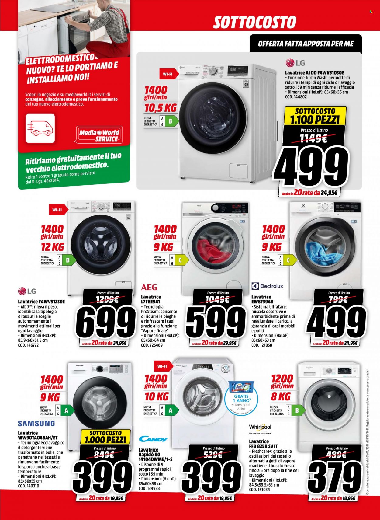 Volantino MediaWorld - 8/10/2021 - 17/10/2021. Pagina 14