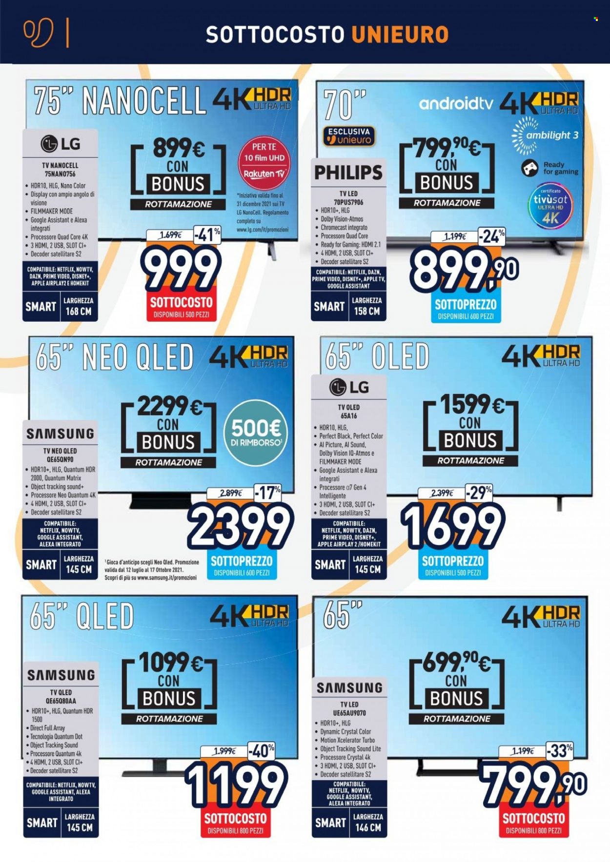 Volantino Unieuro - 8/10/2021 - 17/10/2021. Pagina 2