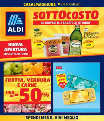 Volantino Aldi - 14.10.2021 - 23.10.2021.