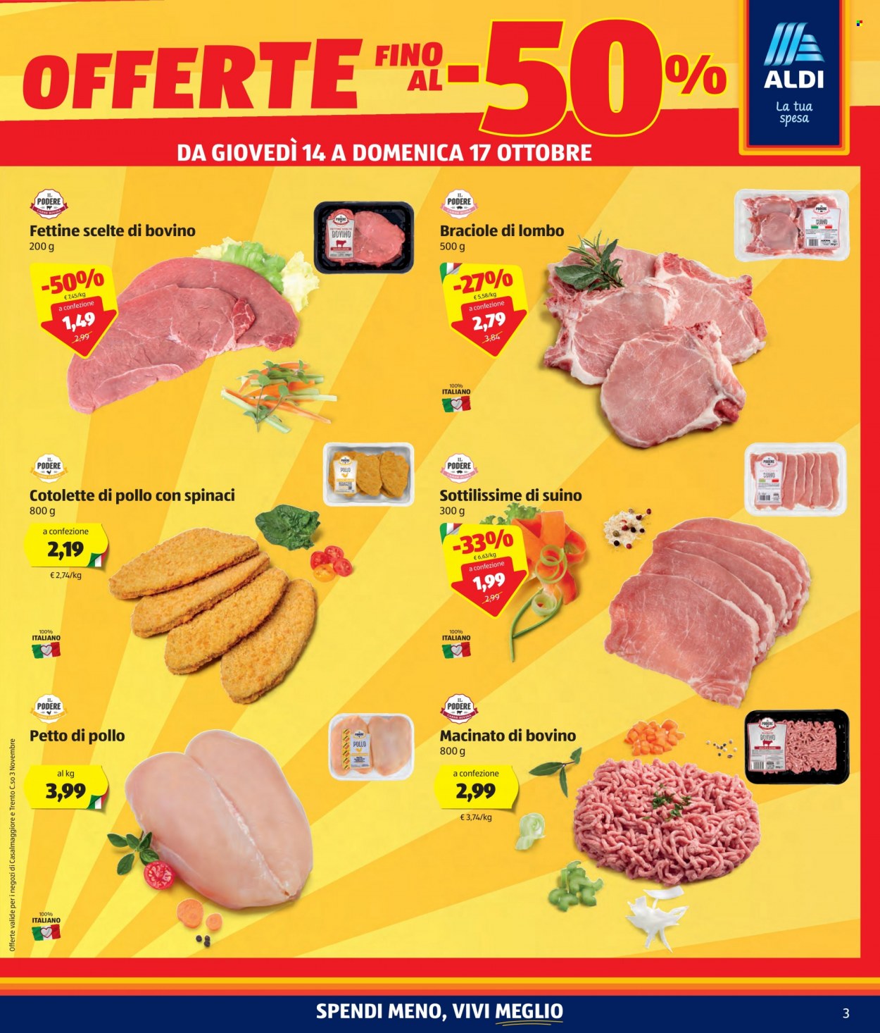 Volantino Aldi - 14/10/2021 - 23/10/2021. Pagina 3