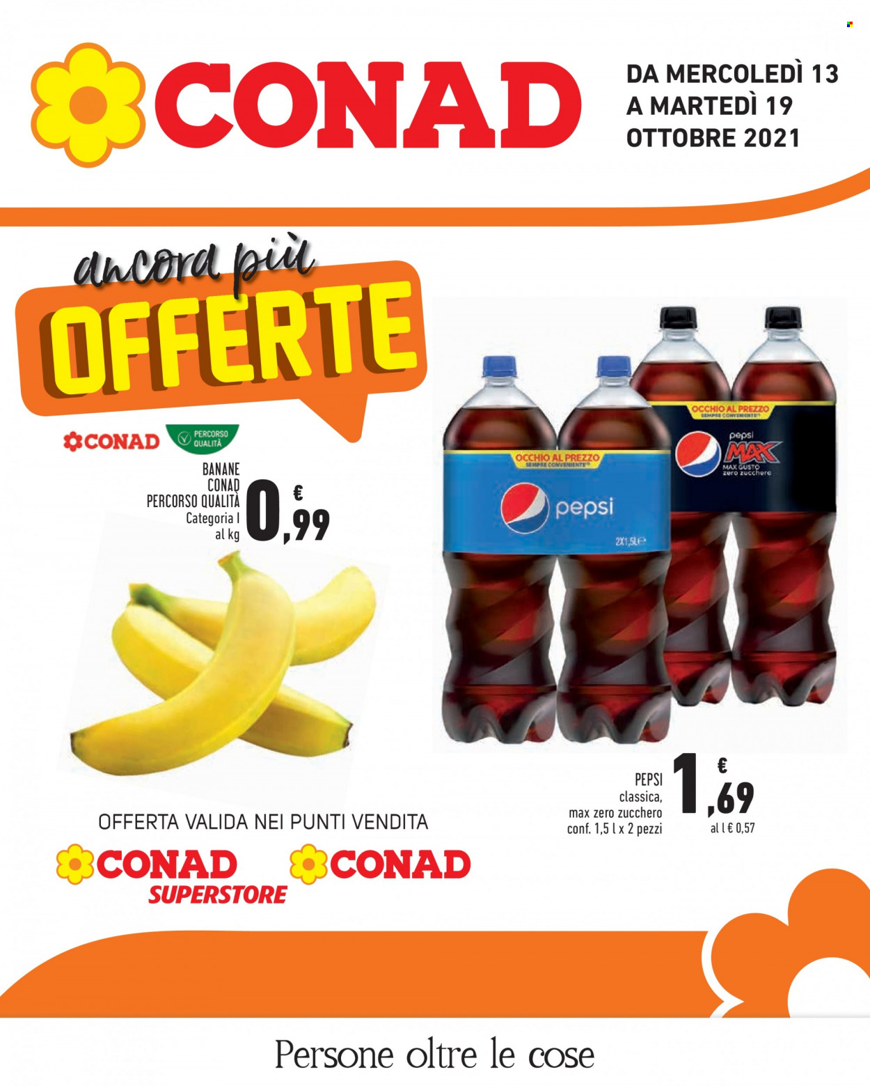 Volantino Conad - 13/10/2021 - 19/10/2021. Pagina 1