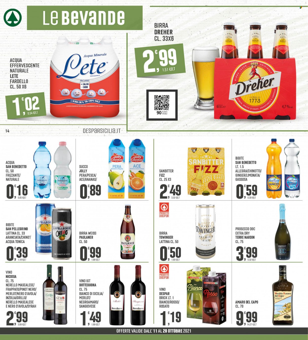 Volantino Eurospar - 11/10/2021 - 20/10/2021. Pagina 14