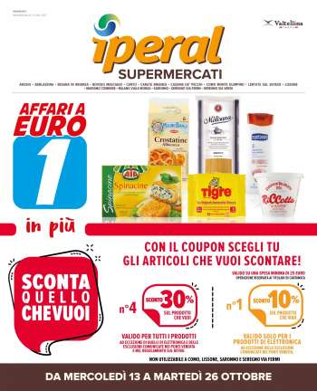 Volantino Iperal - 13.10.2021 - 26.10.2021.