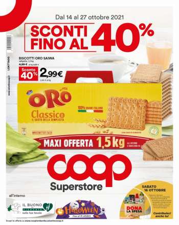 Volantino Coop - 14.10.2021 - 27.10.2021.