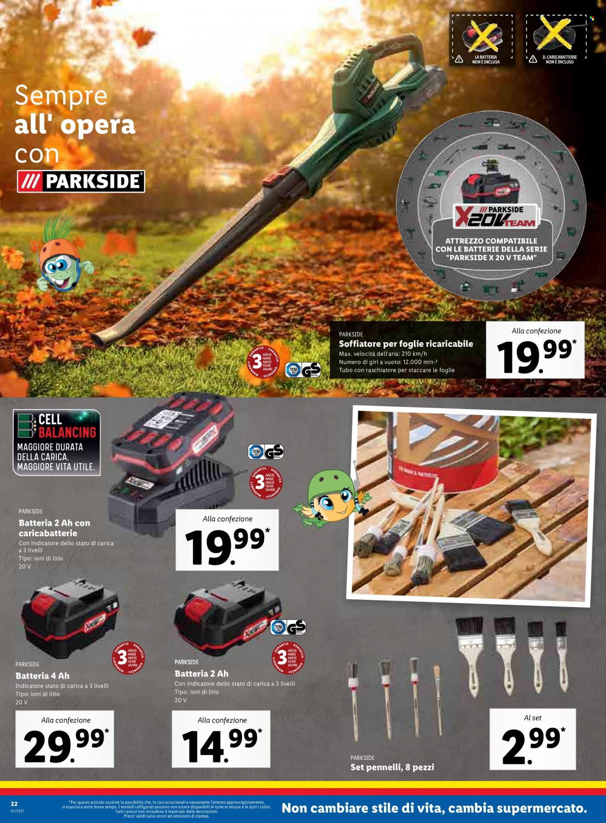 Volantino Lidl - 18/10/2021 - 24/10/2021. Pagina 22