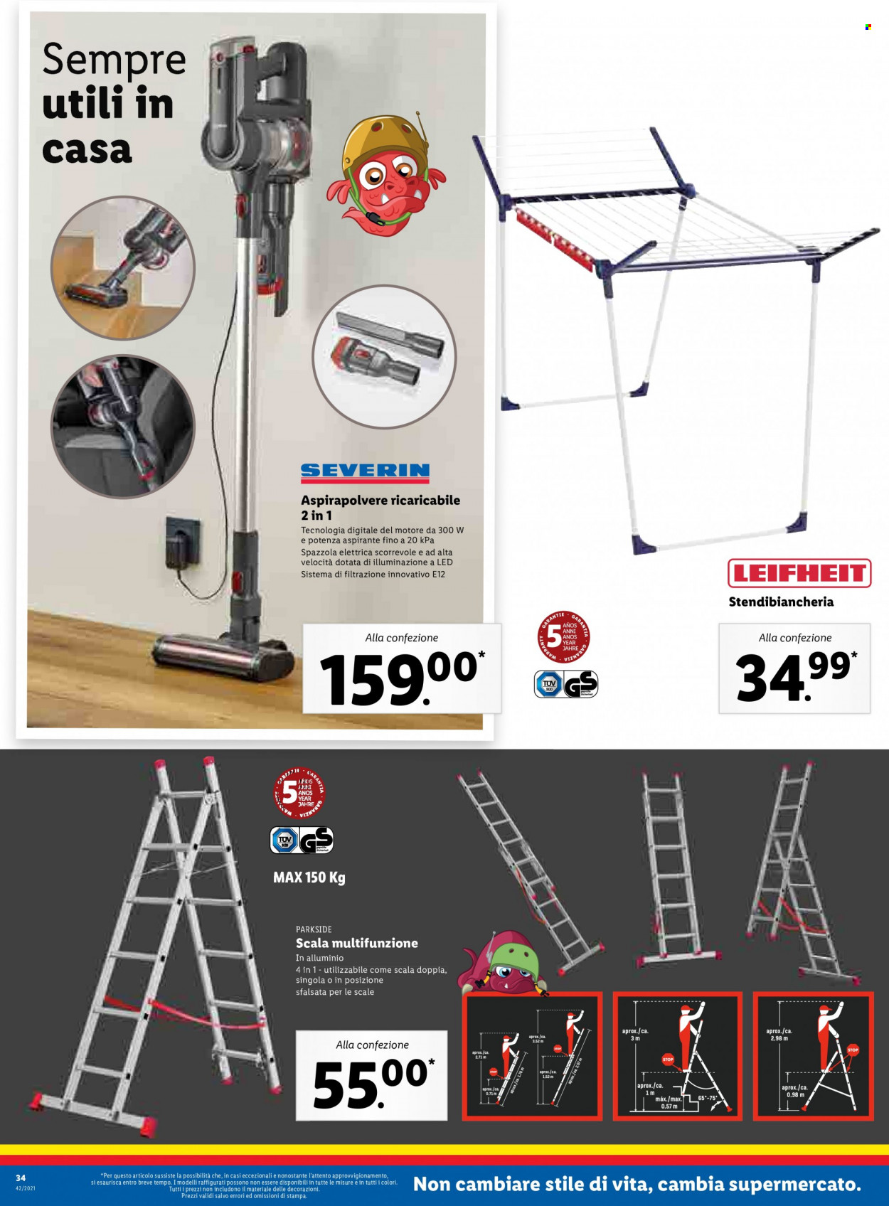Volantino Lidl - 18/10/2021 - 24/10/2021. Pagina 34