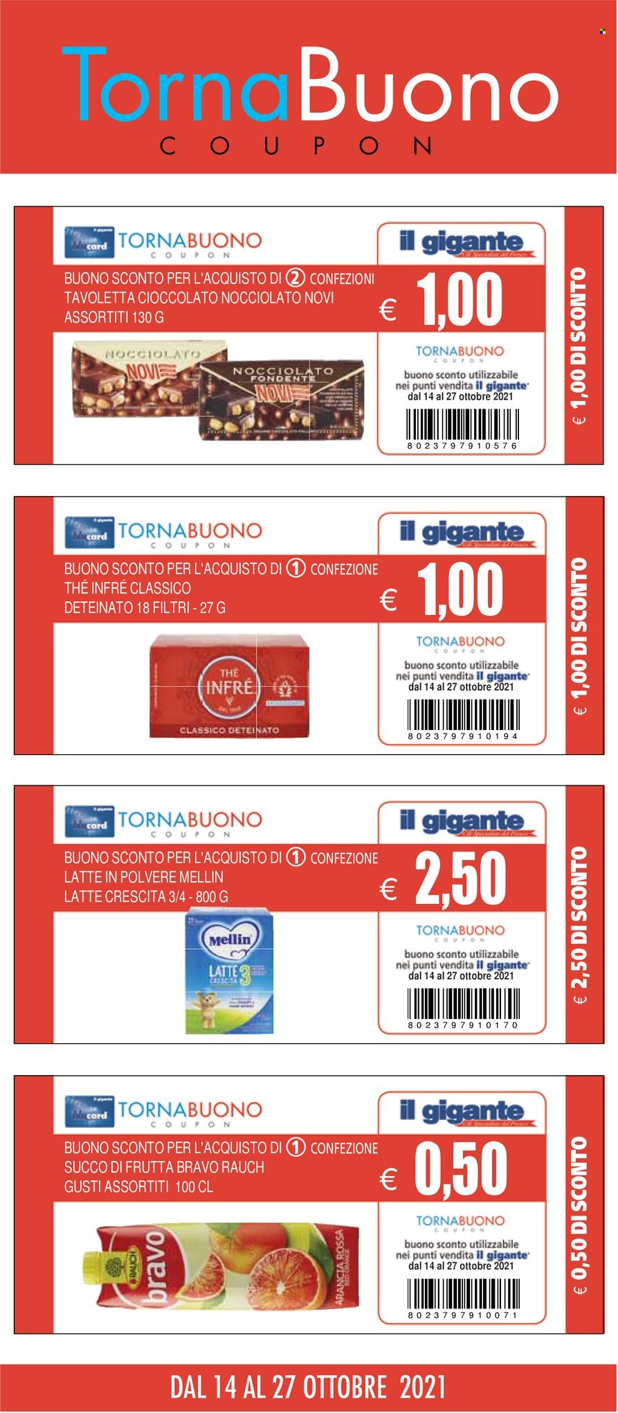 Volantino Il Gigante - 14/10/2021 - 27/10/2021. Pagina 4