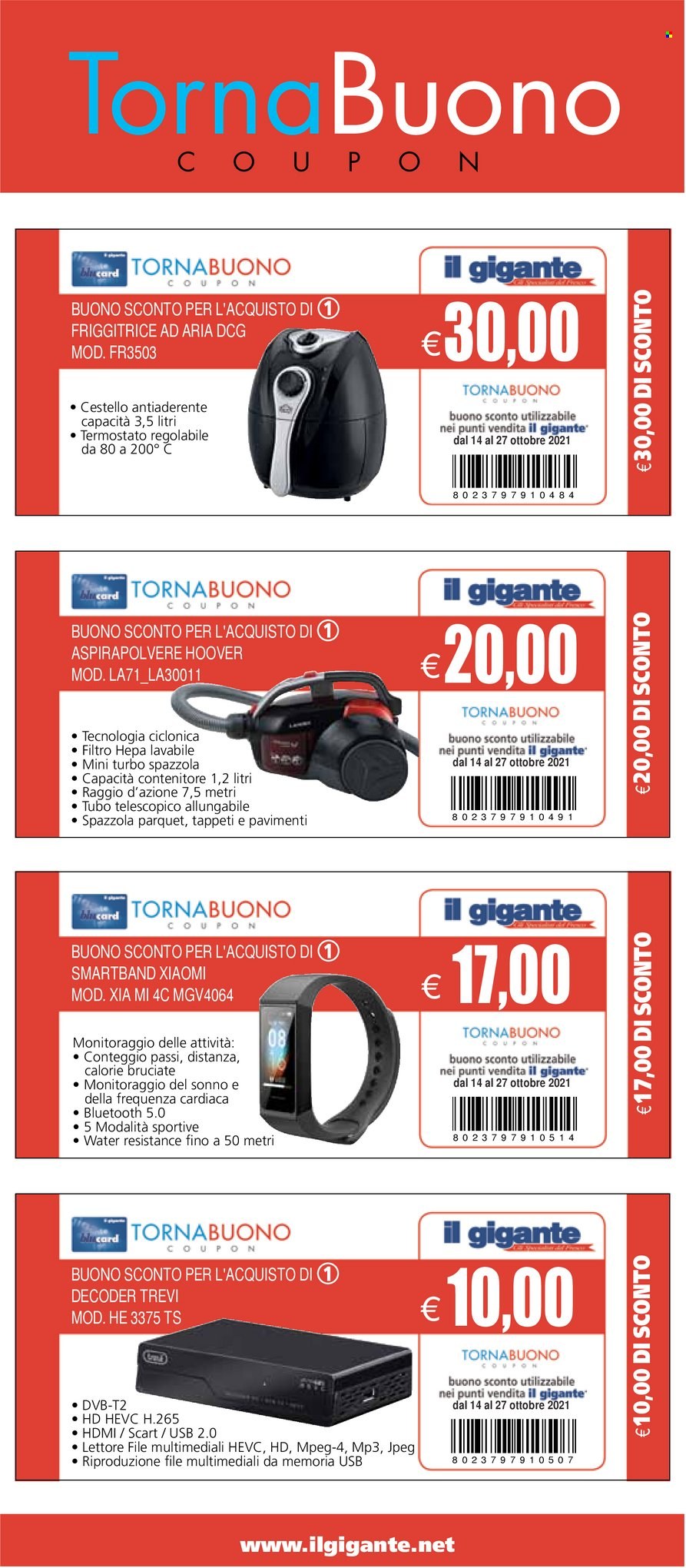 Volantino Il Gigante - 14/10/2021 - 27/10/2021. Pagina 11