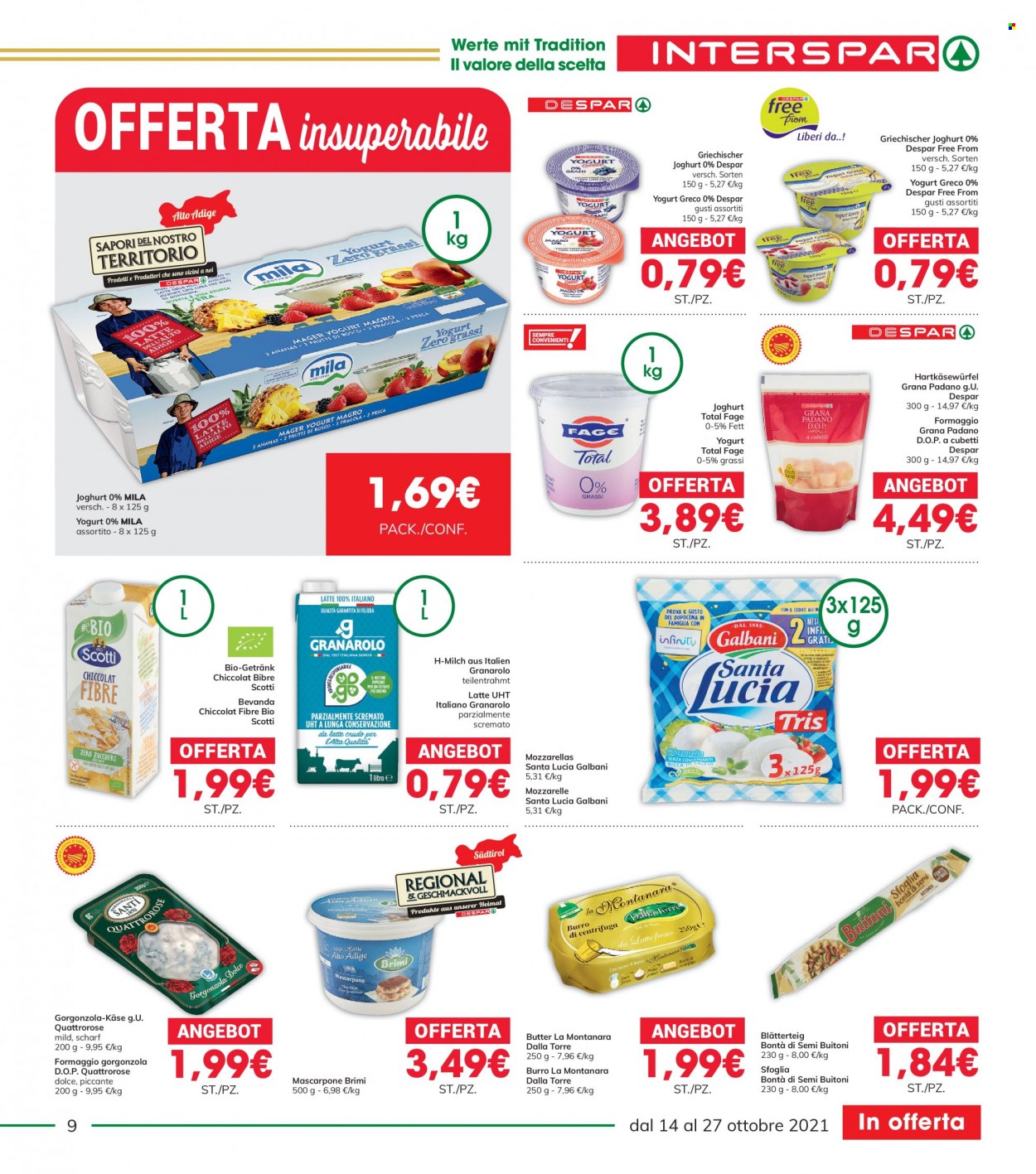Volantino Interspar - 14/10/2021 - 27/10/2021. Pagina 9
