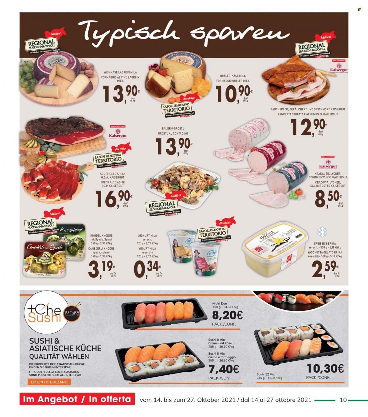 Volantino Interspar - 14/10/2021 - 27/10/2021. Pagina 10