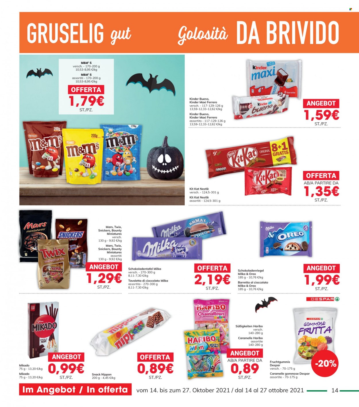 Volantino Interspar - 14/10/2021 - 27/10/2021. Pagina 14