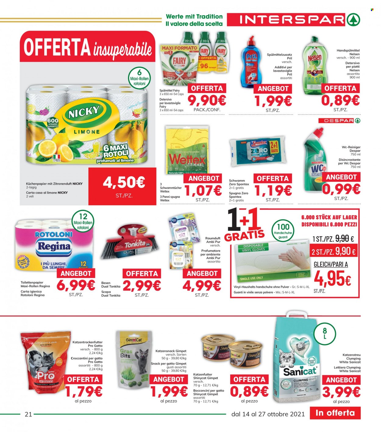 Volantino Interspar - 14/10/2021 - 27/10/2021. Pagina 21