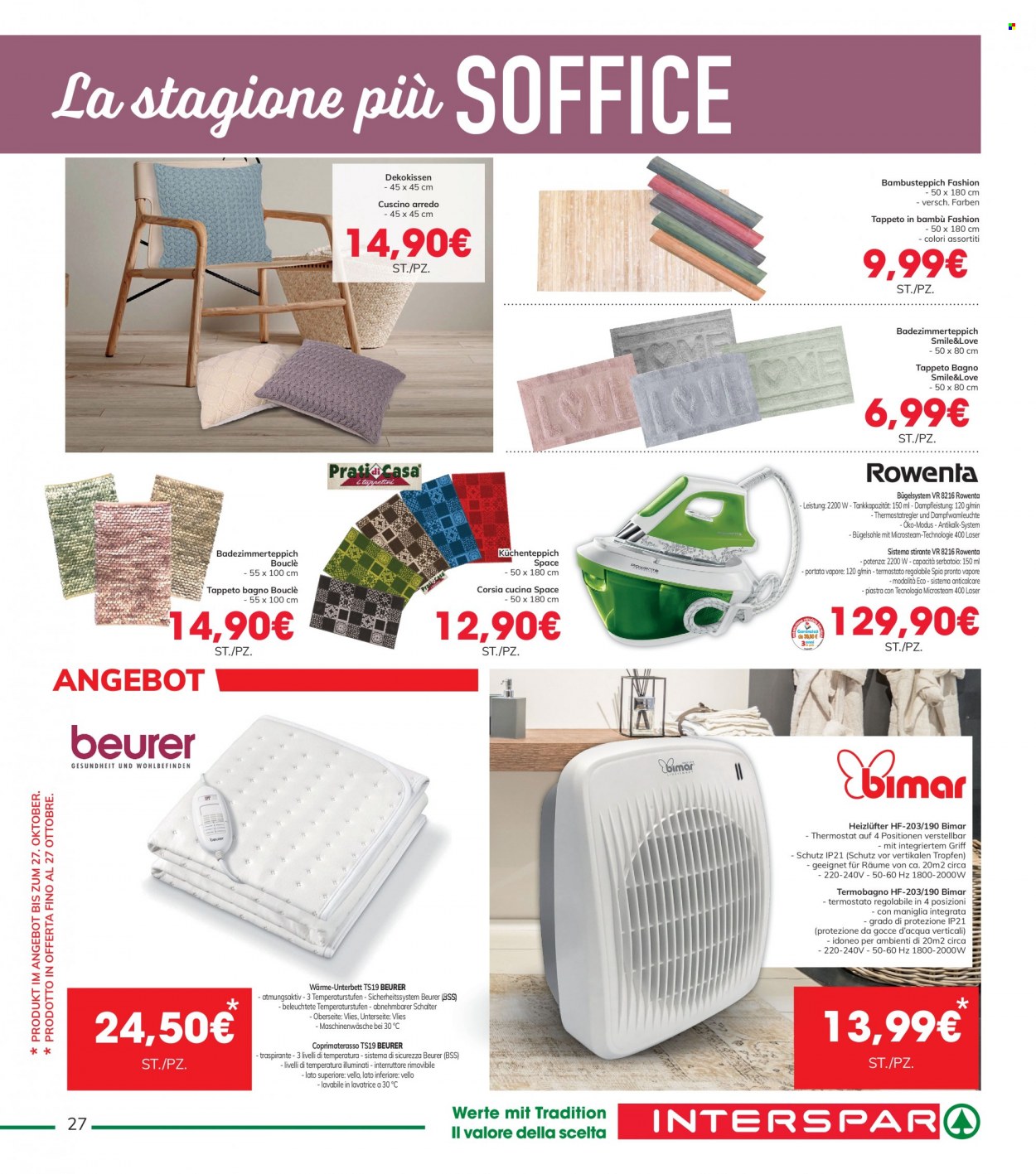 Volantino Interspar - 14/10/2021 - 27/10/2021. Pagina 27