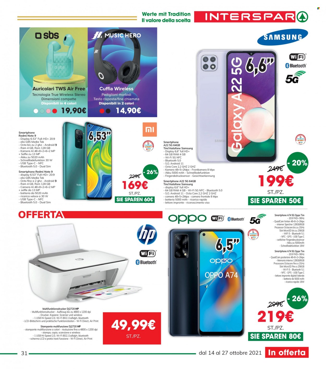 Volantino Interspar - 14/10/2021 - 27/10/2021. Pagina 31