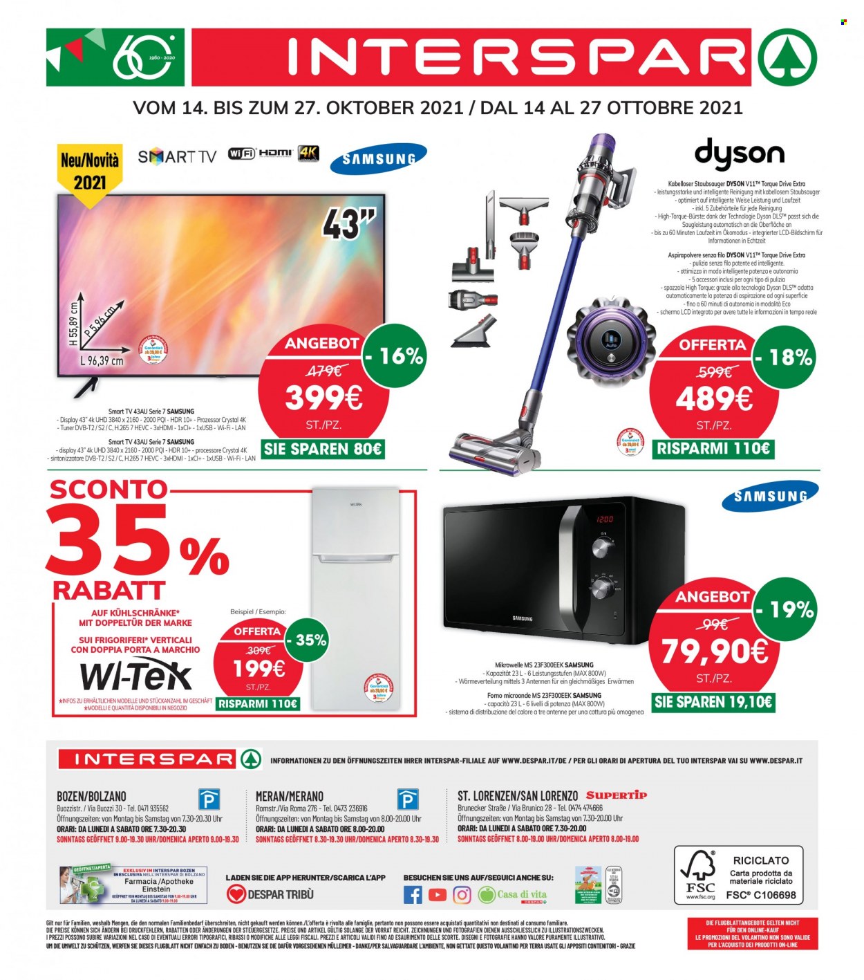 Volantino Interspar - 14/10/2021 - 27/10/2021. Pagina 32