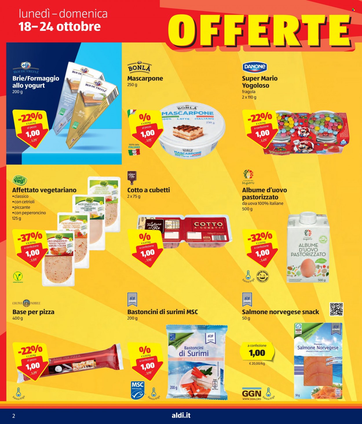 Volantino Aldi - 18/10/2021 - 24/10/2021. Pagina 2