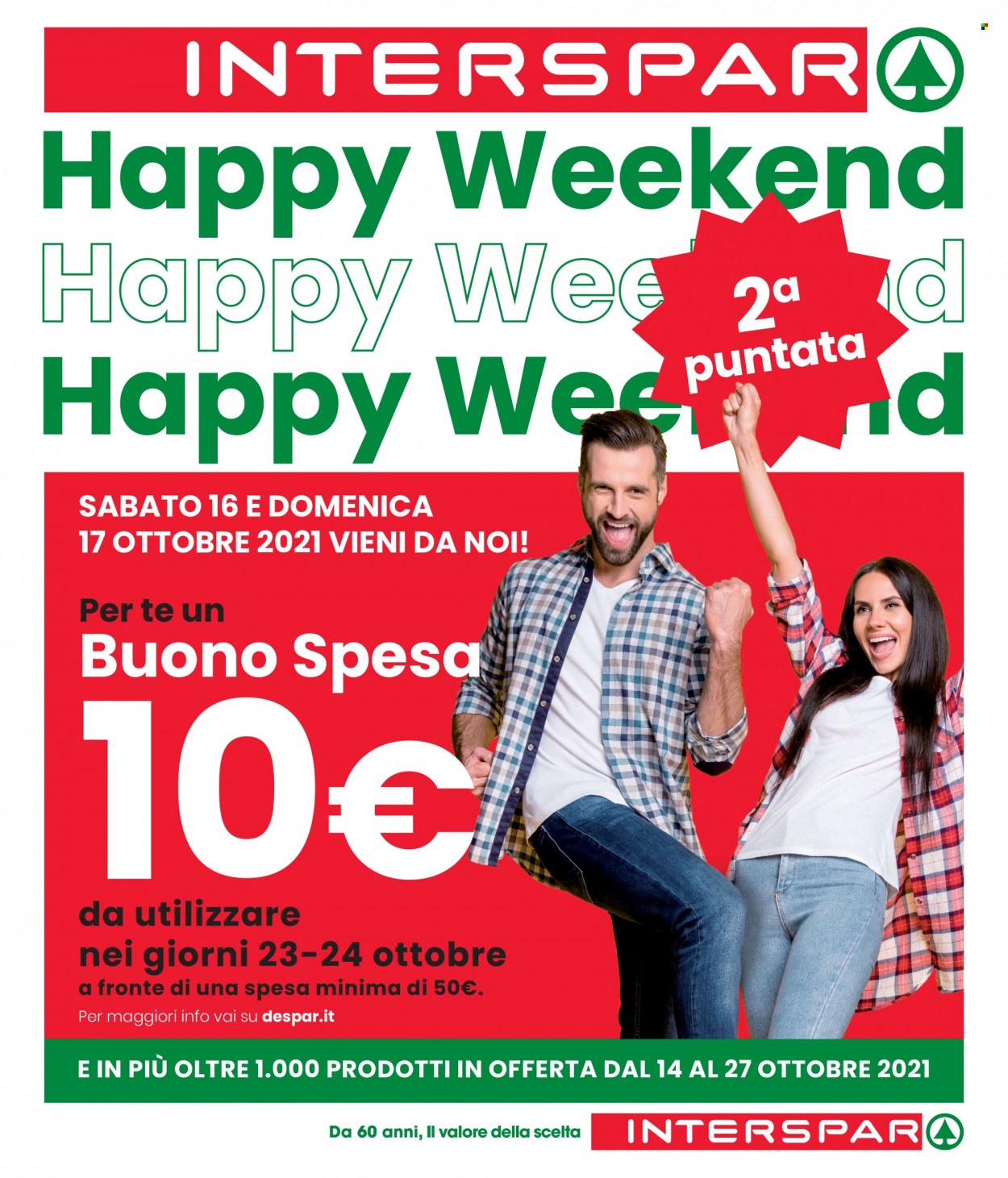 Volantino Interspar - 14/10/2021 - 27/10/2021. Pagina 1
