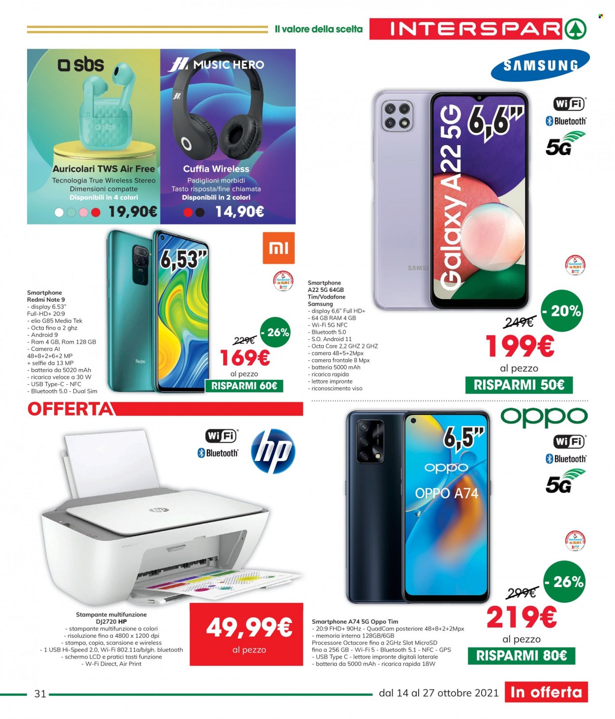 Volantino Interspar - 14/10/2021 - 27/10/2021. Pagina 31