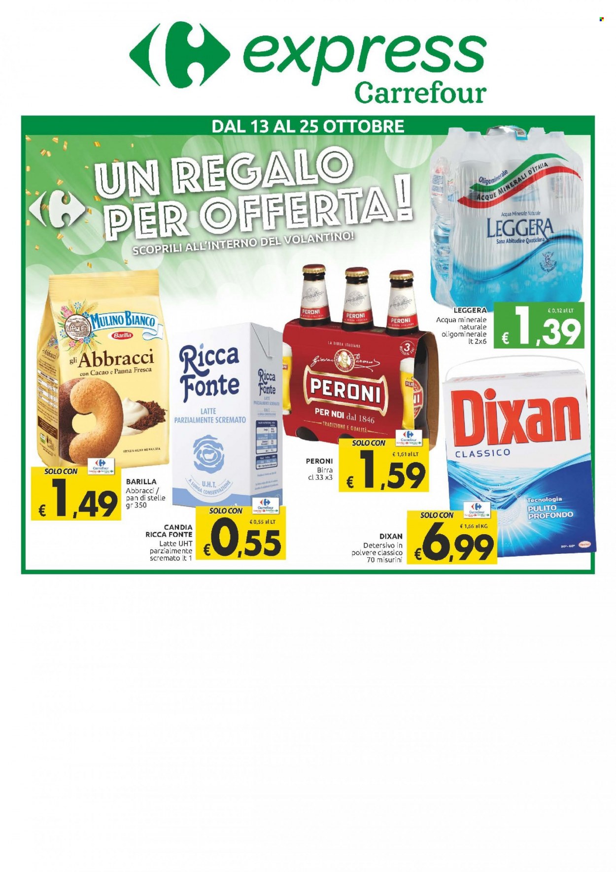 Volantino Carrefour - 13/10/2021 - 25/10/2021. Pagina 1