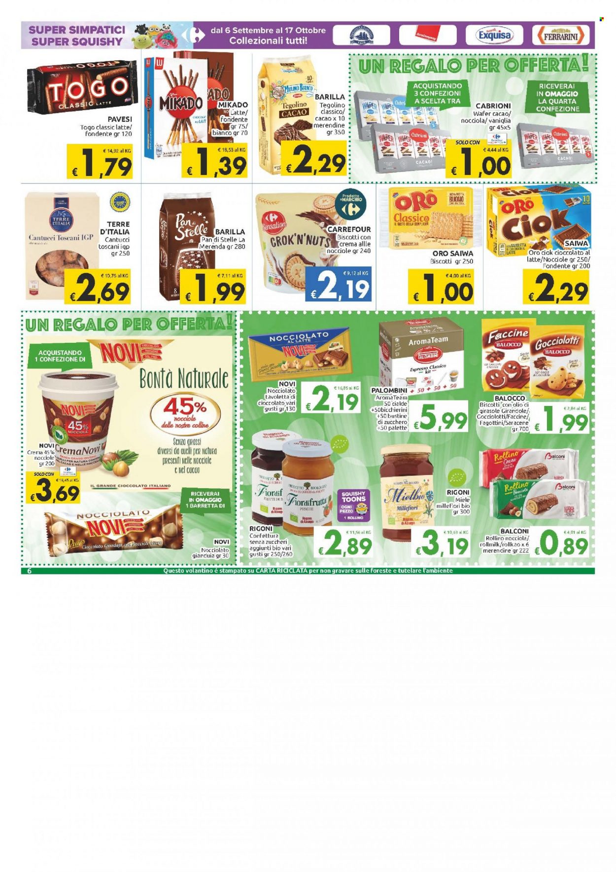Volantino Carrefour - 13/10/2021 - 25/10/2021. Pagina 6