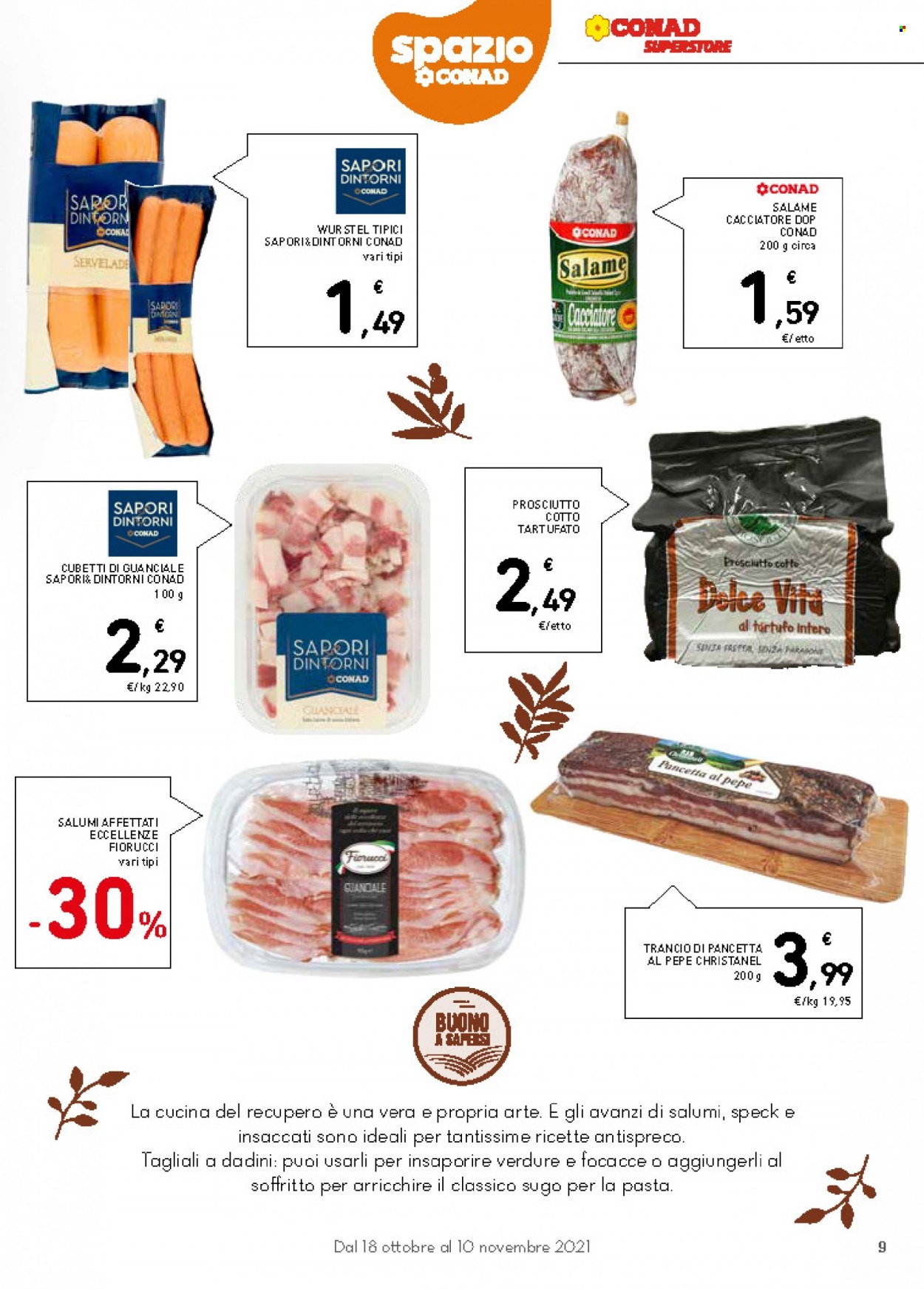 volantino conad da lunedi 18 ottobre 2021 pagina 9