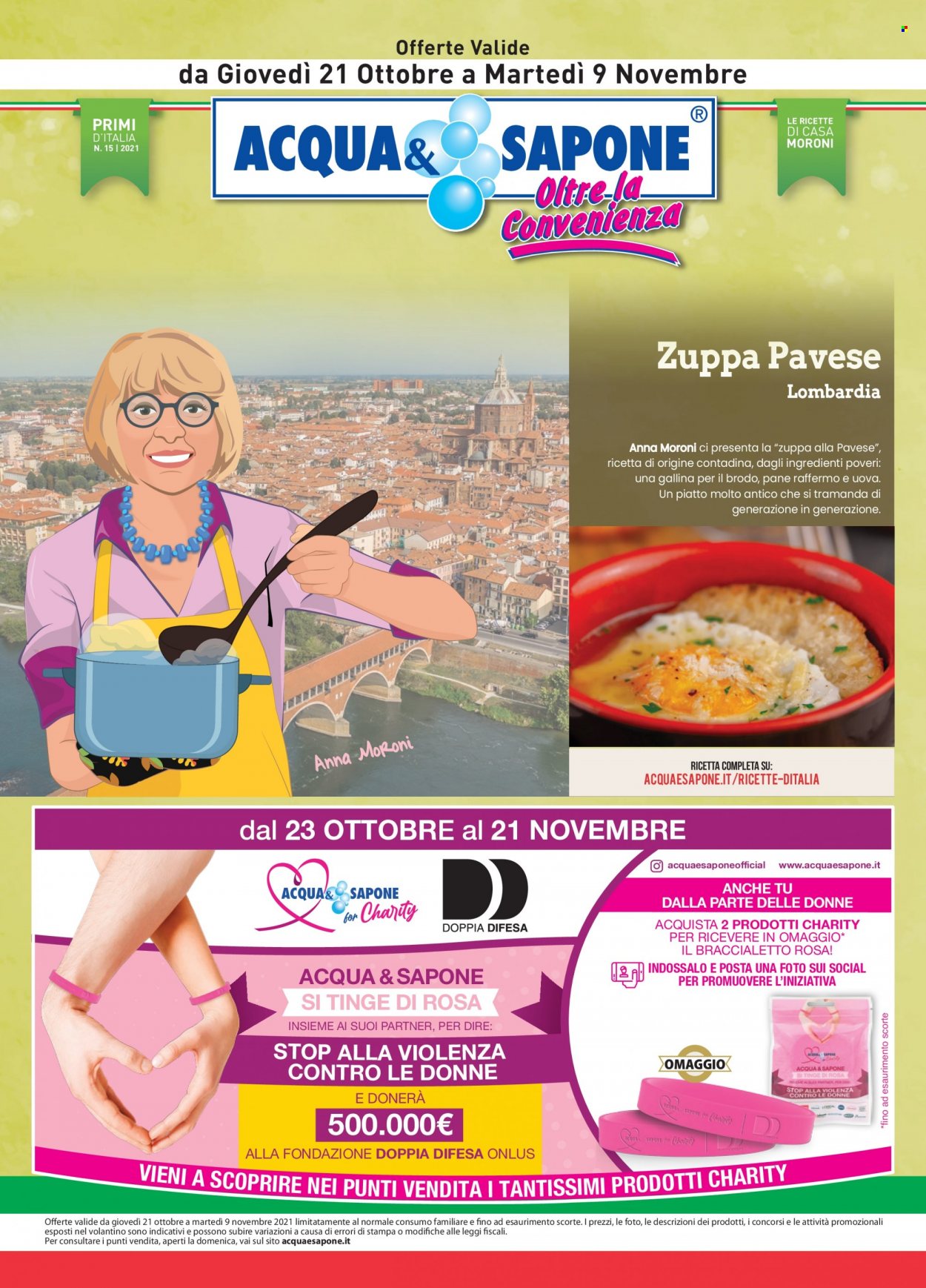 Volantino Acqua & Sapone - 21/10/2021 - 9/11/2021. Pagina 1